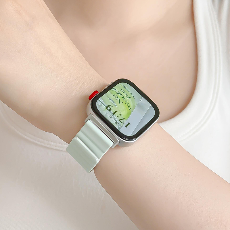 乐诺华为fit3硅胶磁吸回环表带