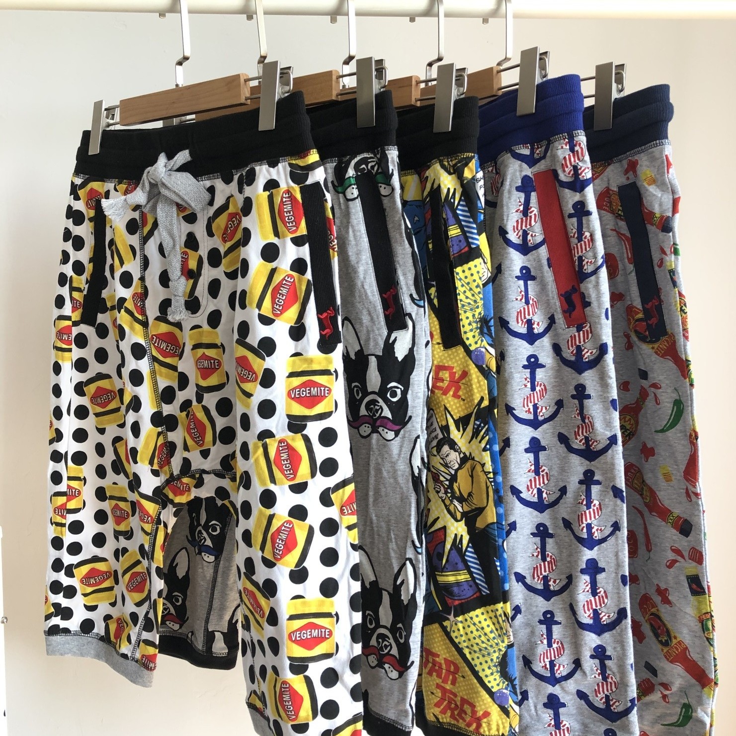 男士夏季五分裤休闲宽松哈伦裤