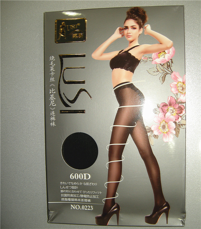 加厚天鹅绒九分连裤袜子袜子