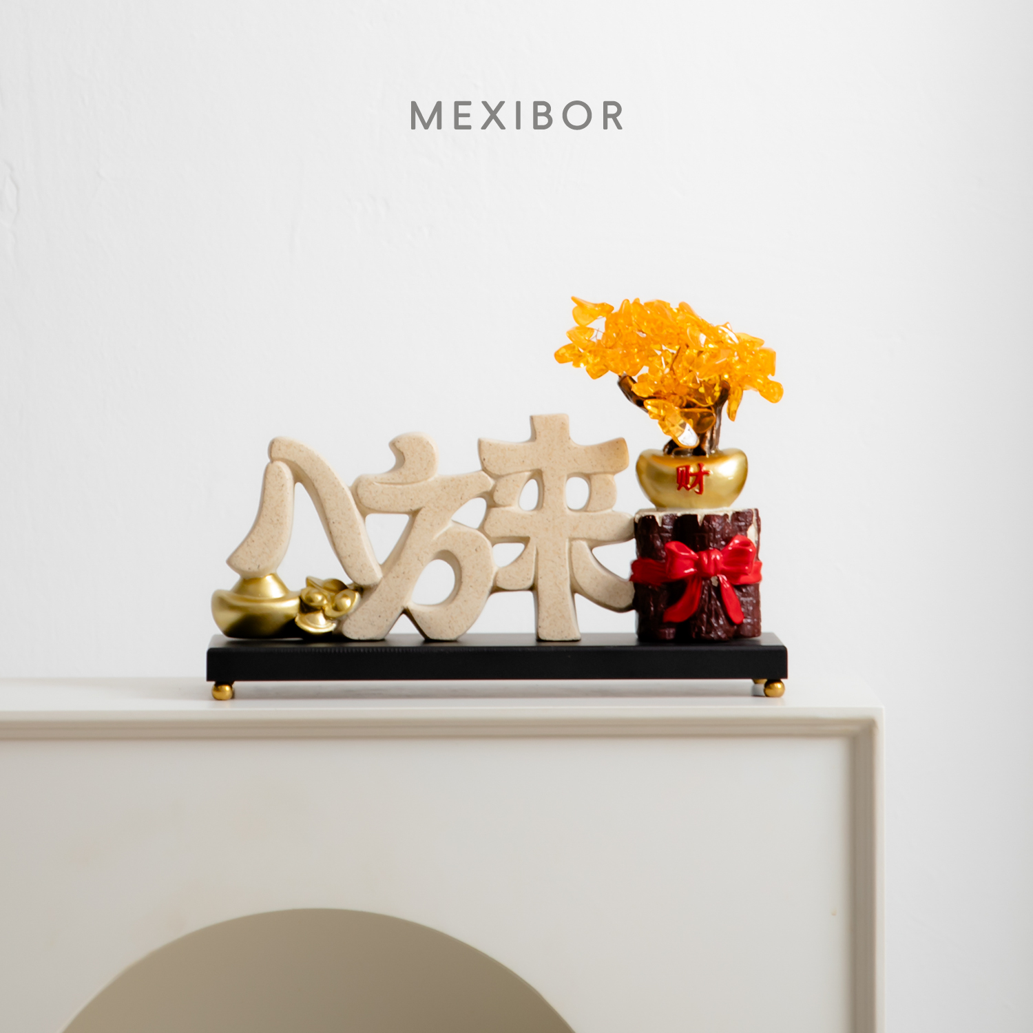 八方来财树脂摆件财源滚滚