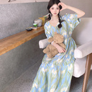超薄凉快加长款 高个子人棉睡裙女棉绸夏季 到脚踝性感长裙可外穿裙