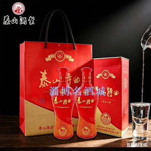 泰山酒业金泰山珍藏版 42度500ml浓香型优级白酒纯粮食酿造白酒