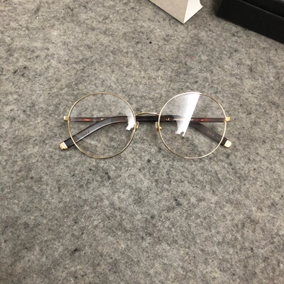 美国金丝边男女通用眼镜架新品