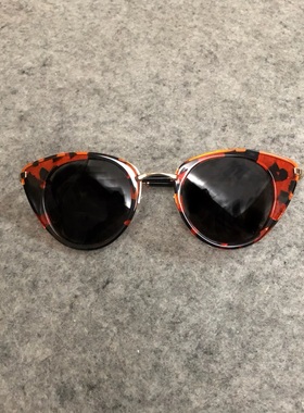 escada橘色复古风太阳眼镜新品