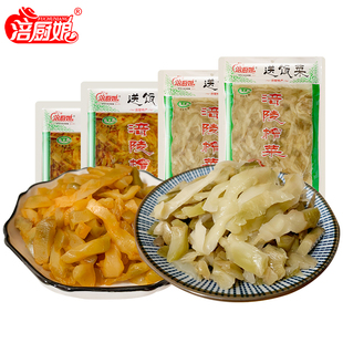 涪厨娘涪陵送饭菜350g 6袋重庆特产榨菜丝酱腌菜泡菜白红油下饭菜