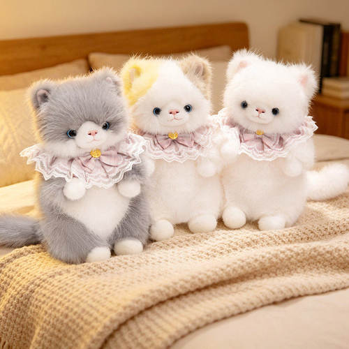 可爱小猫咪玩偶仿真猫咪毛绒玩具抱枕公仔儿童生日礼物女生布娃娃