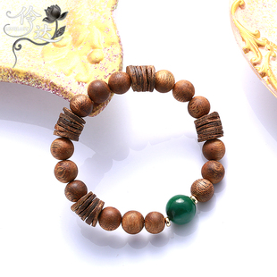 沉香木手串男女款 佛珠念珠手链中国风文玩饰品