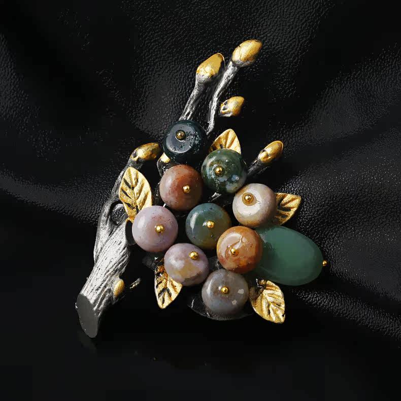 Broche femme LINGLADY en Zircon diamant - Ref 1174824 Image 3