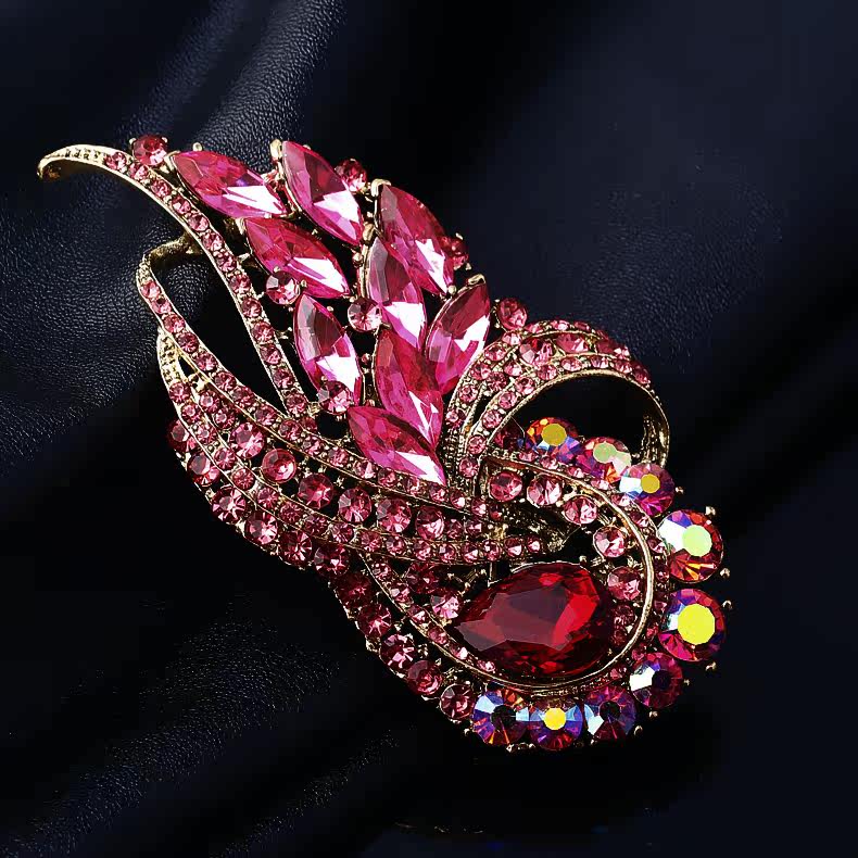 Broche femme LINGLADY en Zircon diamant - Ref 1174139 Image 3
