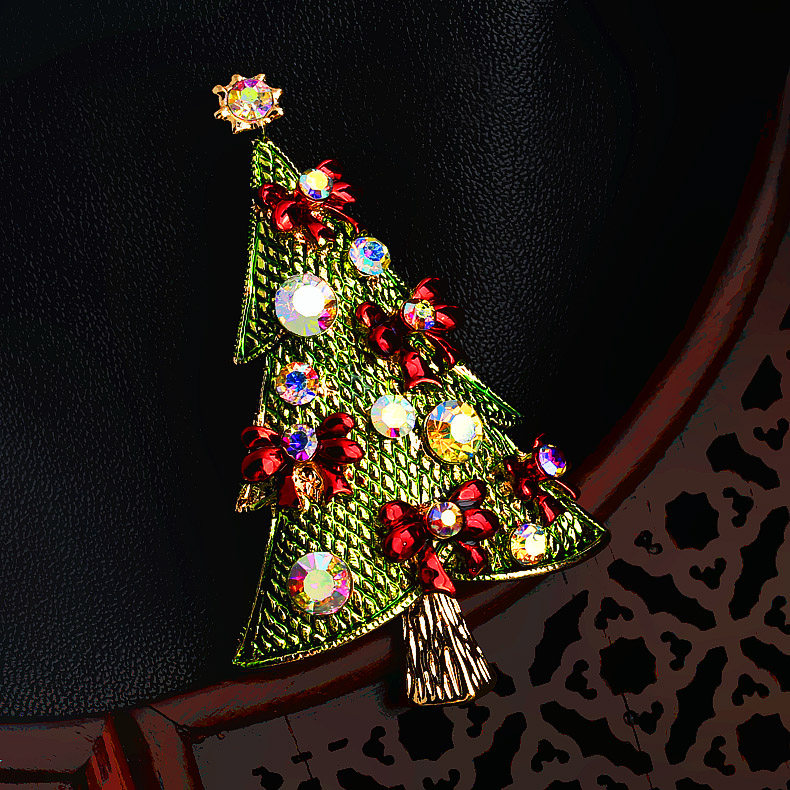 Broche femme LINGLADY en Zircon diamant - Ref 1179457 Image 4