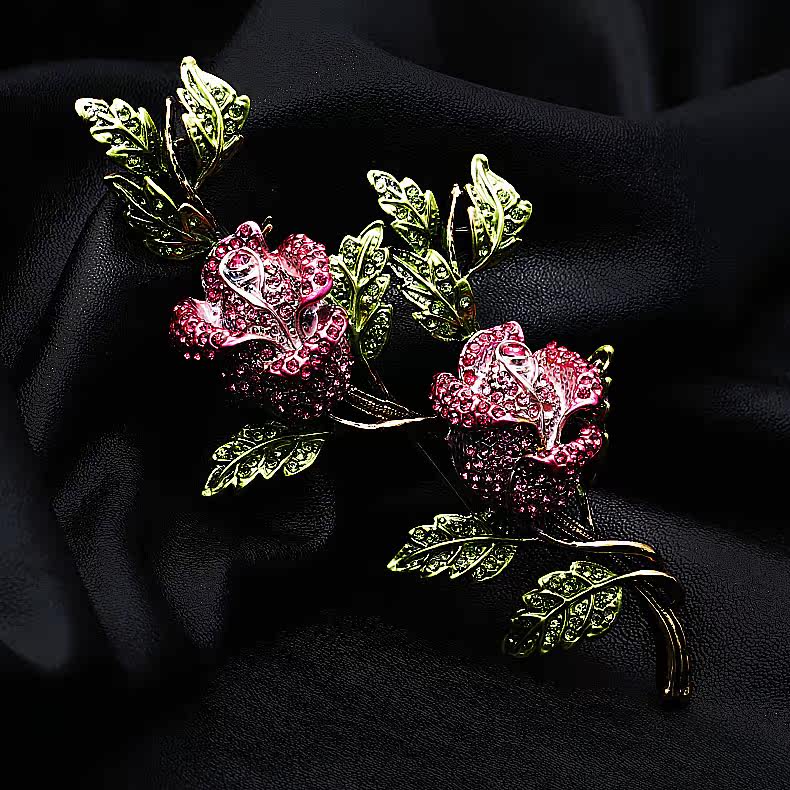 Broche femme LINGLADY en Zircon diamant - Ref 1174109 Image 4