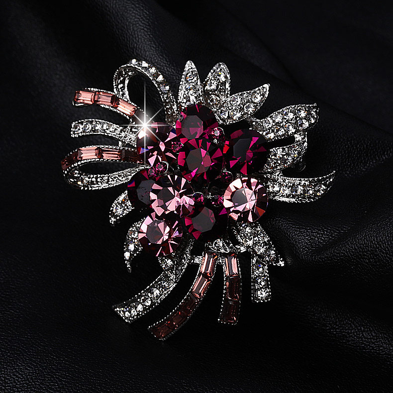 Broche femme LINGLADY en Zircon diamant - Ref 1185657 Image 4