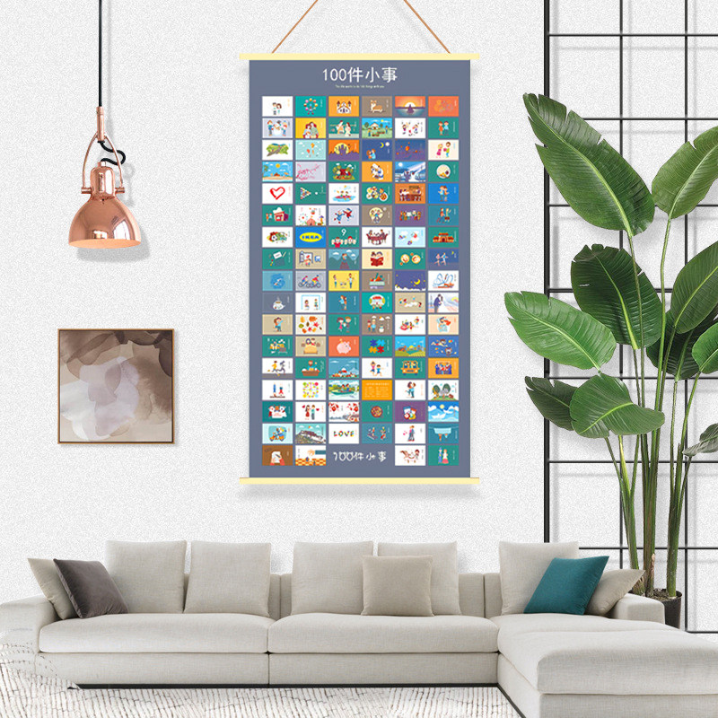 fun ho / 100件小事恋爱情侣有趣文艺挂历男女朋友圣诞节浪漫礼物