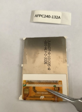 功能机拆机显示屏AFPC240-132A液晶显示屏37线需要焊接