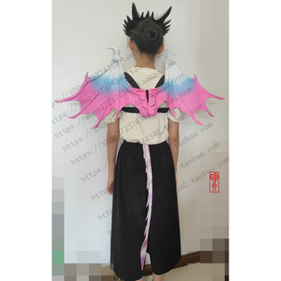 万圣节mardigras狂欢节小孩儿童costume恶魔cosplay龙套装跨境
