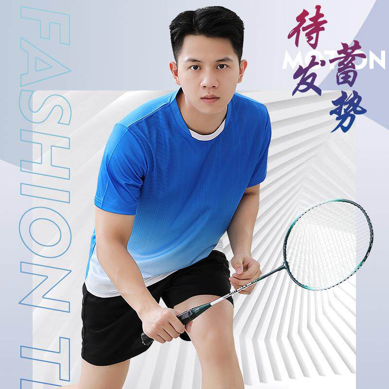 极速学生比赛户外健身上衣羽毛球服套装成人夏季速干料网球服