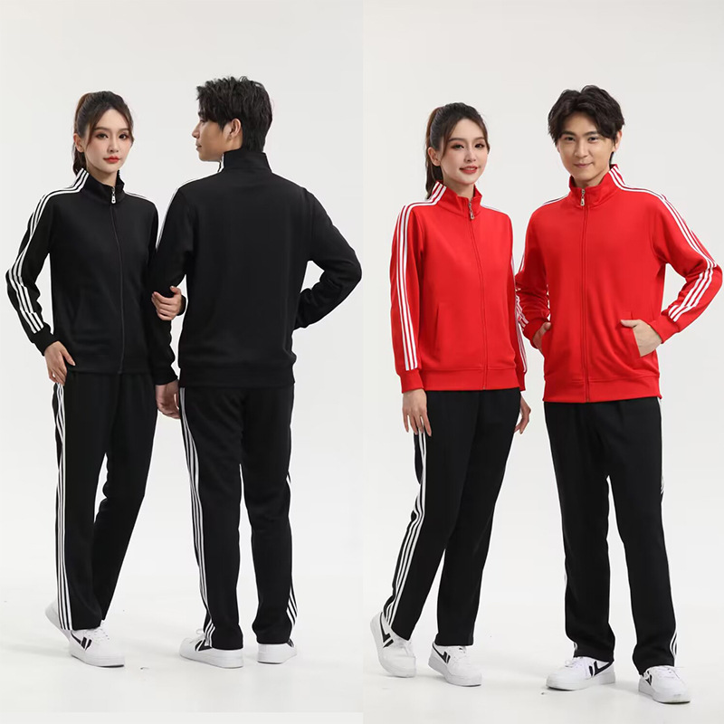 极速比赛训练服团体班服校服情侣套装男女运动服套装秋冬外套