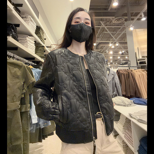 CK女士轻质修身保暖棉服外套