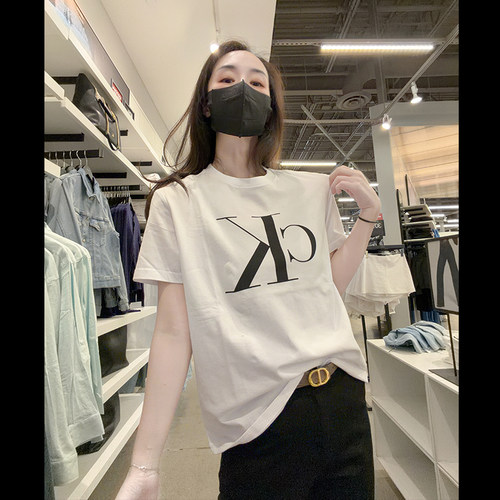 CalvinKlein女士圆领短袖T恤
