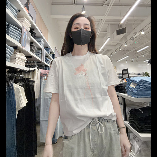 CalvinKlein女士圆领短袖T恤