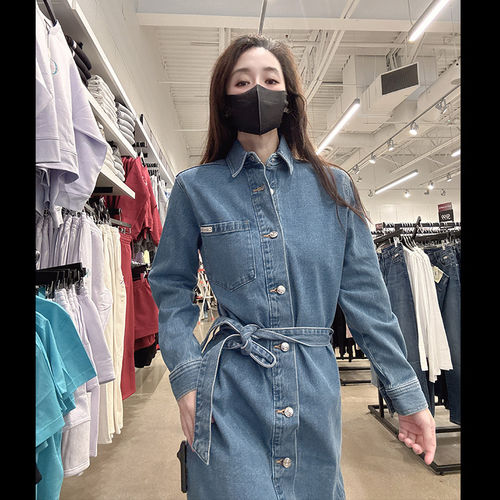 CalvinKlein女牛仔连衣裙