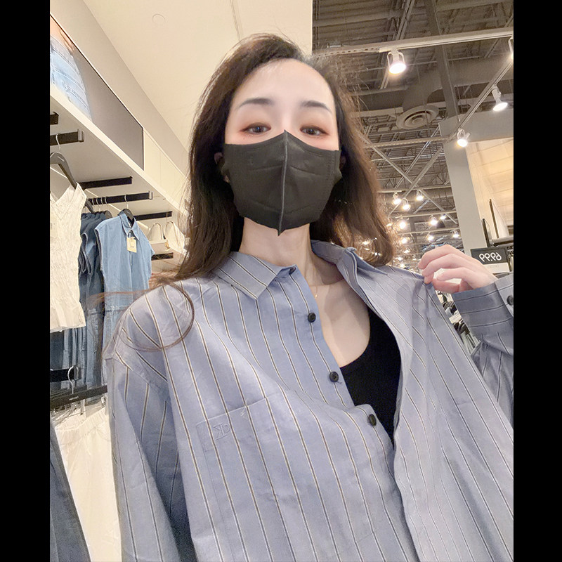 CK女士长袖衬衫宽松款