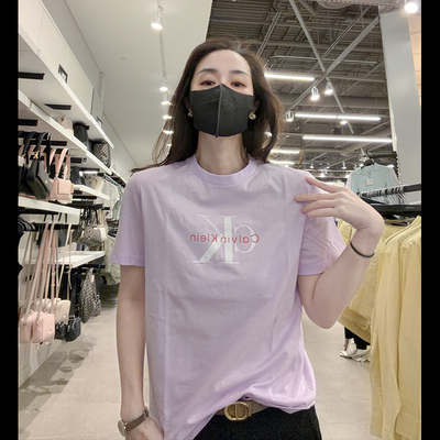 CalvinKlein女士圆领短袖T恤