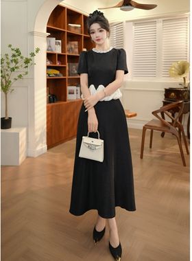 【JANE·简】夏季小众新款女装轻熟风气质收腰连衣裙显瘦45180