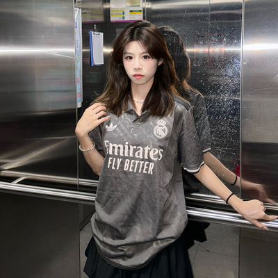 Adidas皇马第二客场球迷版足球服