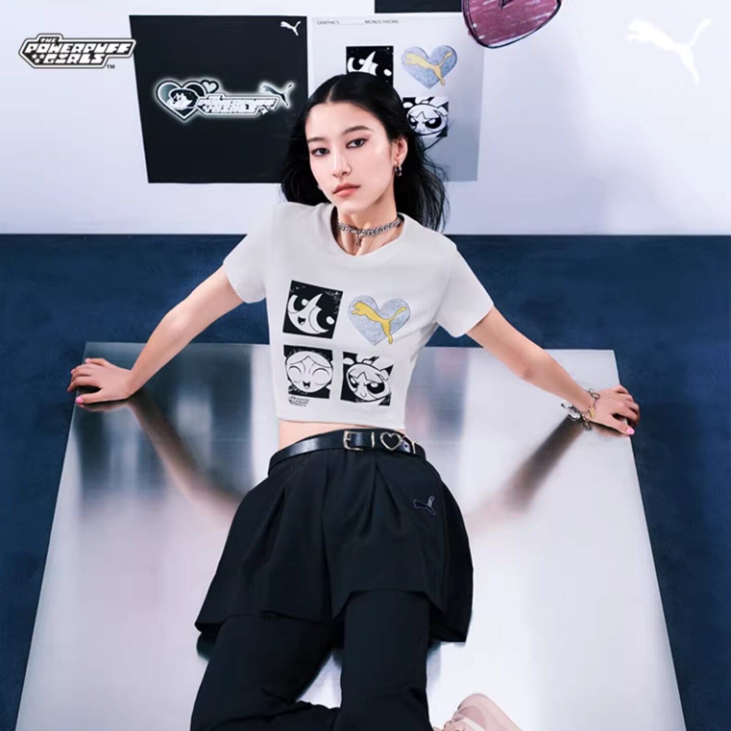 Puma彪马飞天小女警联名T恤