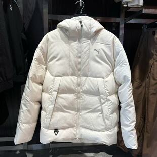 Puma彪马刘宪华同款男秋冬宽松加厚连帽羽绒服外套保暖防风629739