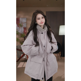 妙兮·LL冬季新款时尚休闲百搭常规设计款毛毛领羽绒服*20261965
