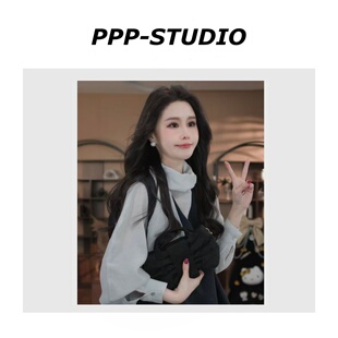 新款 时尚 休闲美式 拼接领衬衫 STUDIO 百搭设计款 20260165