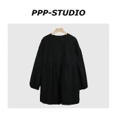 新款 STUDIO 时尚 百搭甜美慵懒风中长款 20260163 连衣裙