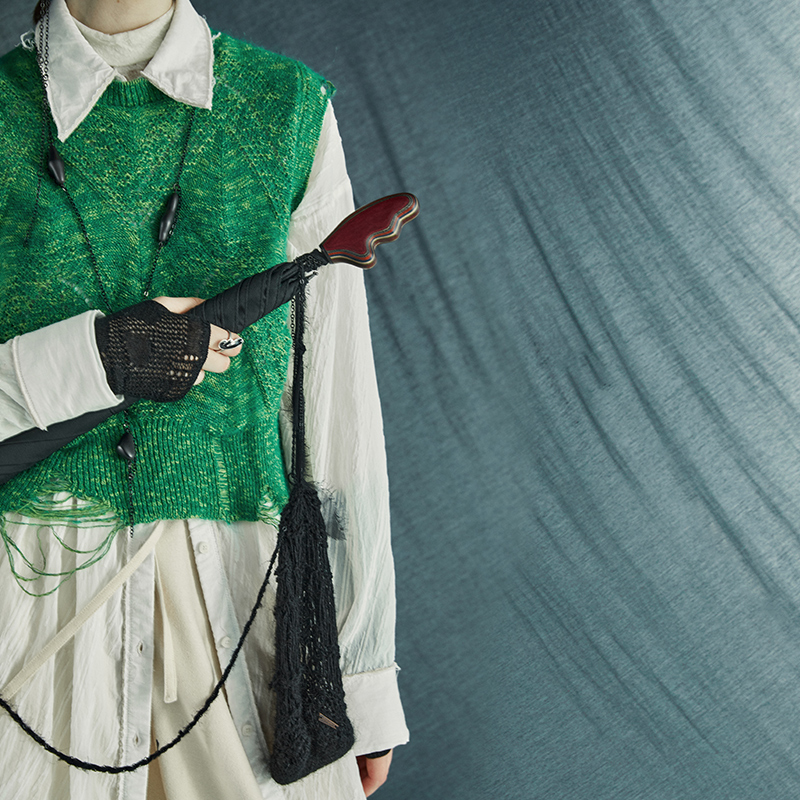 日着春秋季新款针织外穿马甲背心