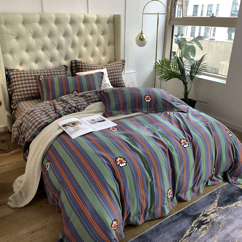 贴身柔软舒适全棉磨毛四件套