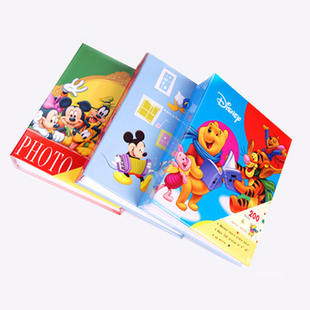 6寸200张相册迪士尼影集可爱影集泰迪熊儿童宝宝相簿纪念册无盒