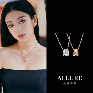 刘亦菲言承旭同款蛇骨项链蛇来运转灵蛇形V金镀K金锁骨链男女情侣