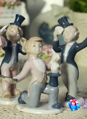 英国sviv陶瓷雅致风魔术师摆件