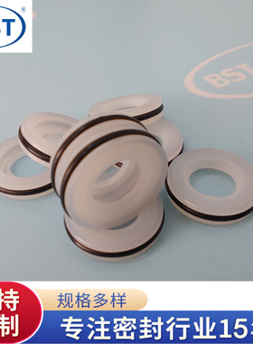 维世科UPE耐磨点胶机泛塞封Viscotec螺杆阀旋转密封圈152904 6mm