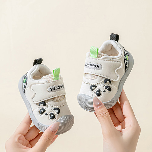 官方正品Ginofu春秋皮面婴儿鞋子