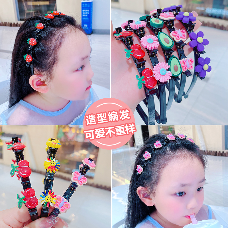 儿童发箍防滑草莓公主韩版花朵