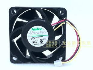 6025 电产NIDEC 6CM 12V 双滚珠耐用风扇 H60T12BS2A7 0.35A