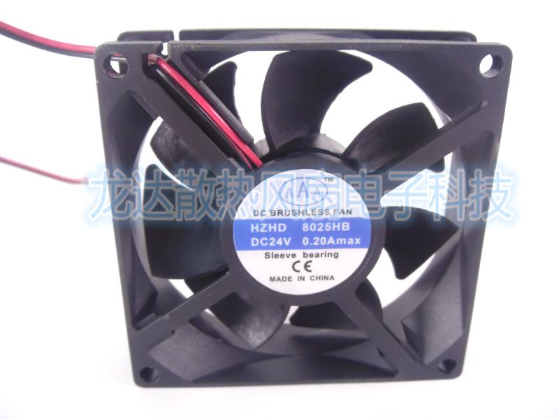 8025HB  AAA HZHD 8025HB 24V 0.20A 8CM 8025 轴流风机 散热风扇