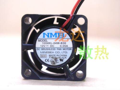 NMB-MAT7 1004KL-04W-B30 12V 0.05A 2.5cm 2510两线静音散热风扇