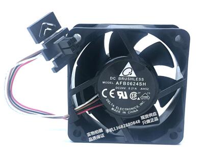 6cm 6025 24V 0.21A 4线 超大风 变频器风扇 AFB0624SH