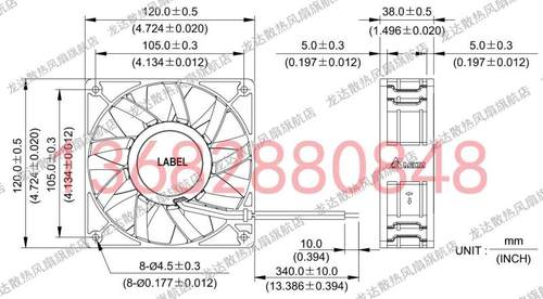 原装台达delta PFB1224EHE 12CM 12038 24V 1.08A 大风变频器风扇