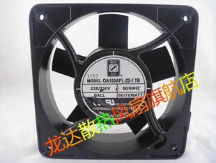 原装正品OA180APL-22-1 TB 180X65MM 220/230VAC 60/70W轴流风扇