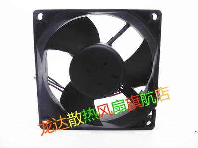 EFB0812SH/HH/EH散热风扇12V 8CM厘米8025报警测速服务器