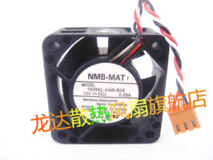 全新原装 NMB 4020 1608KL 0.08A变频器 B29 12V 电源散热风扇 04W